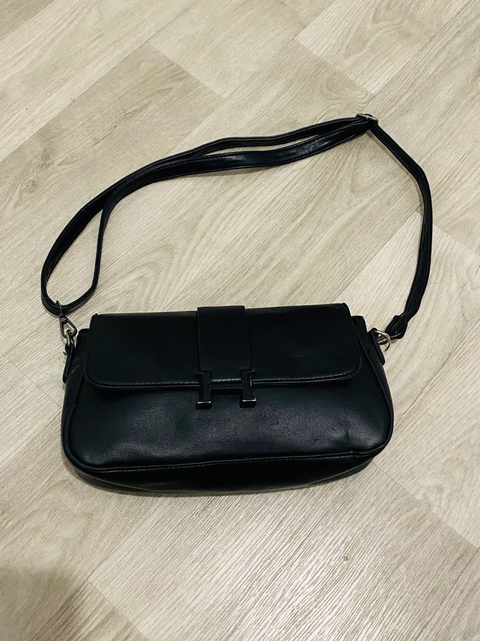 Сумка Hermes чорного кольору
