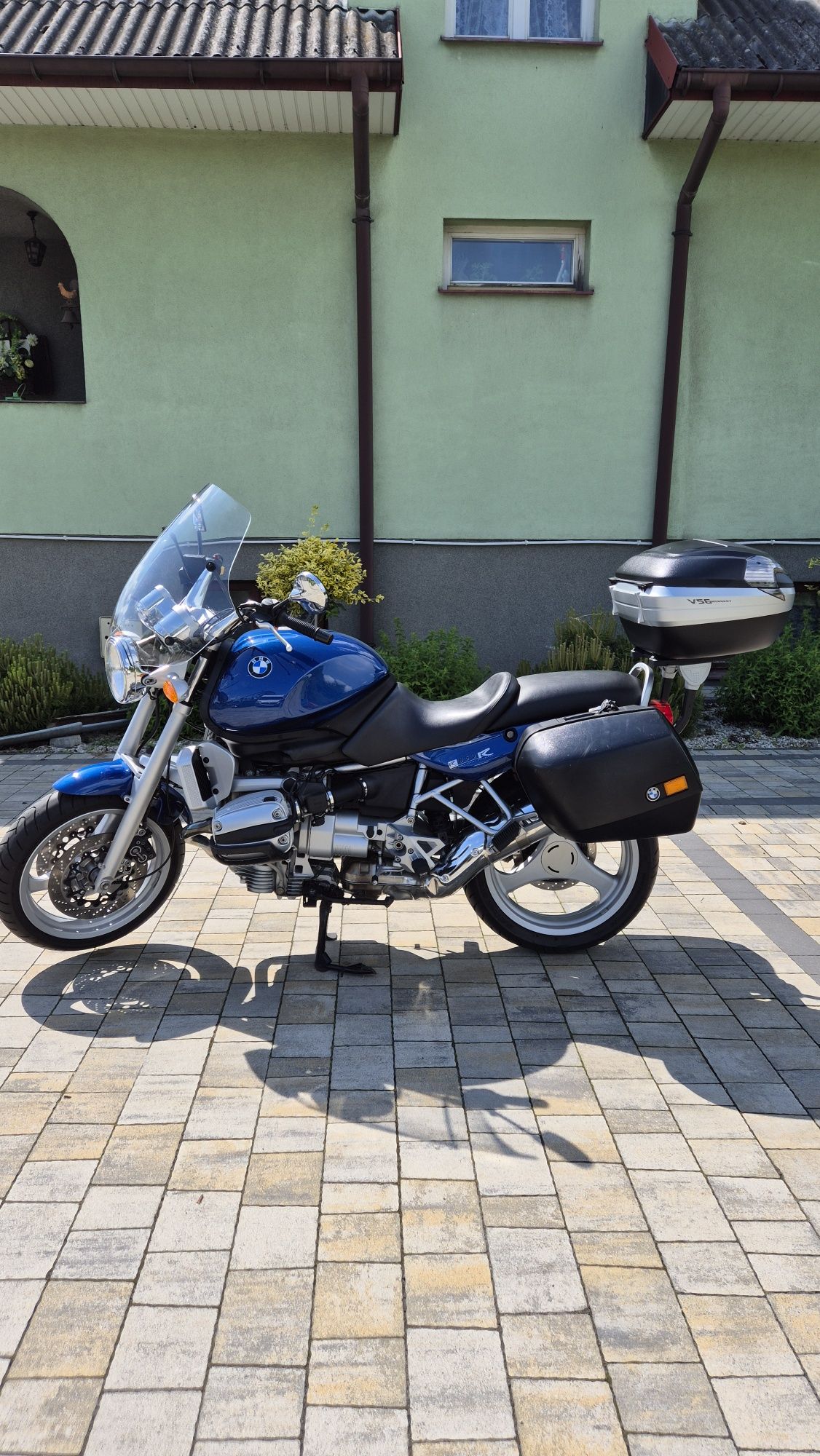BMW R850R z minimalnym przebiegiem i pakietem kufrów.  Perełka!