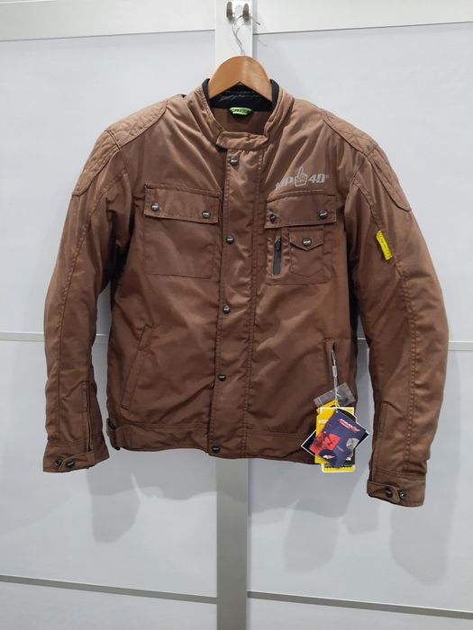 Casaco motard estilo retro vintage cafe racer