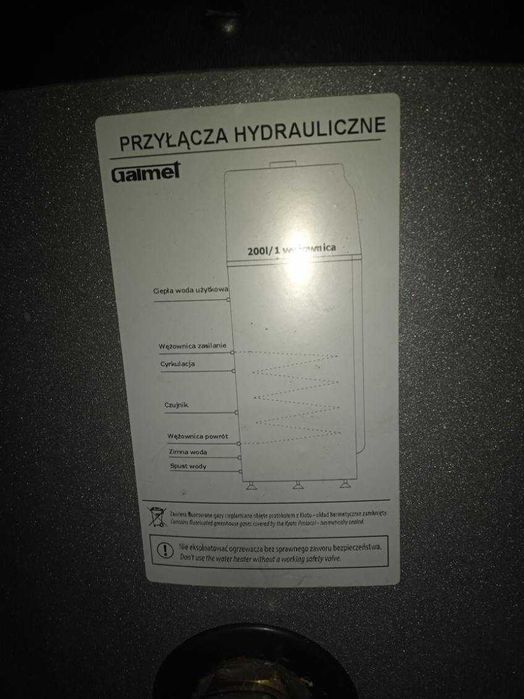 Podgrzewacz SGW(S)200 z pompą ciepła pow.-woda