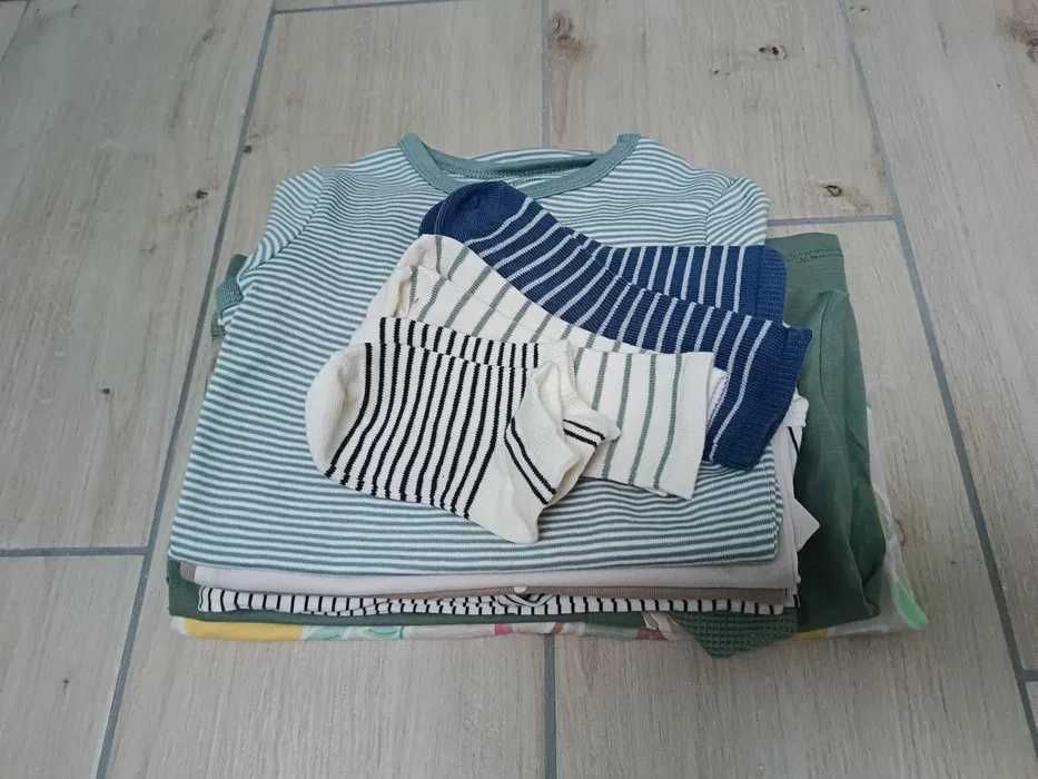 NOWA paka 10 sztuk ubrań dla chłopca H&M w rozmiarze 86 cm