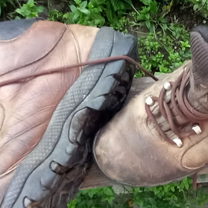 Ботинки, берцы из натуральной кожи.