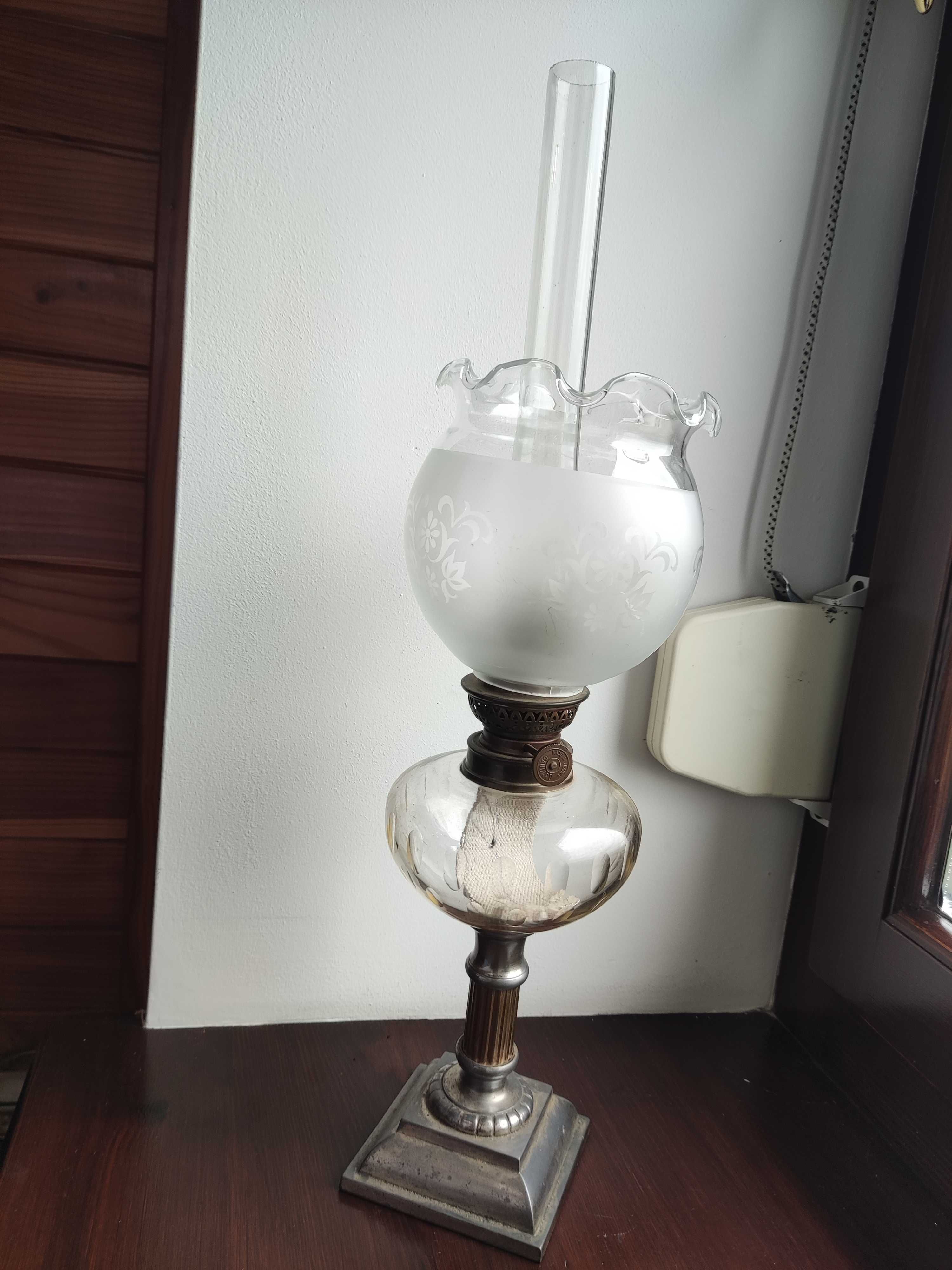 Stara francuska lampa naftowa nr 88 BACCARAT