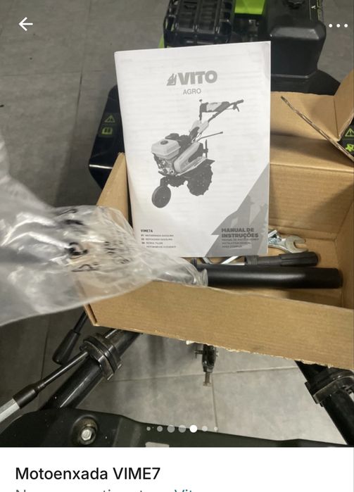 Motoenxada  VIME7 Vito como nova