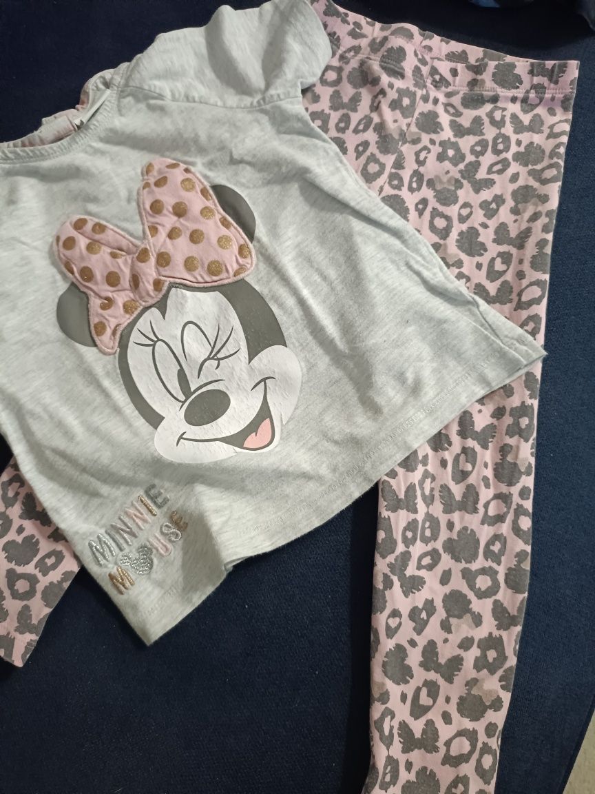 Legginsy t-shirt 86 myszka Minnie