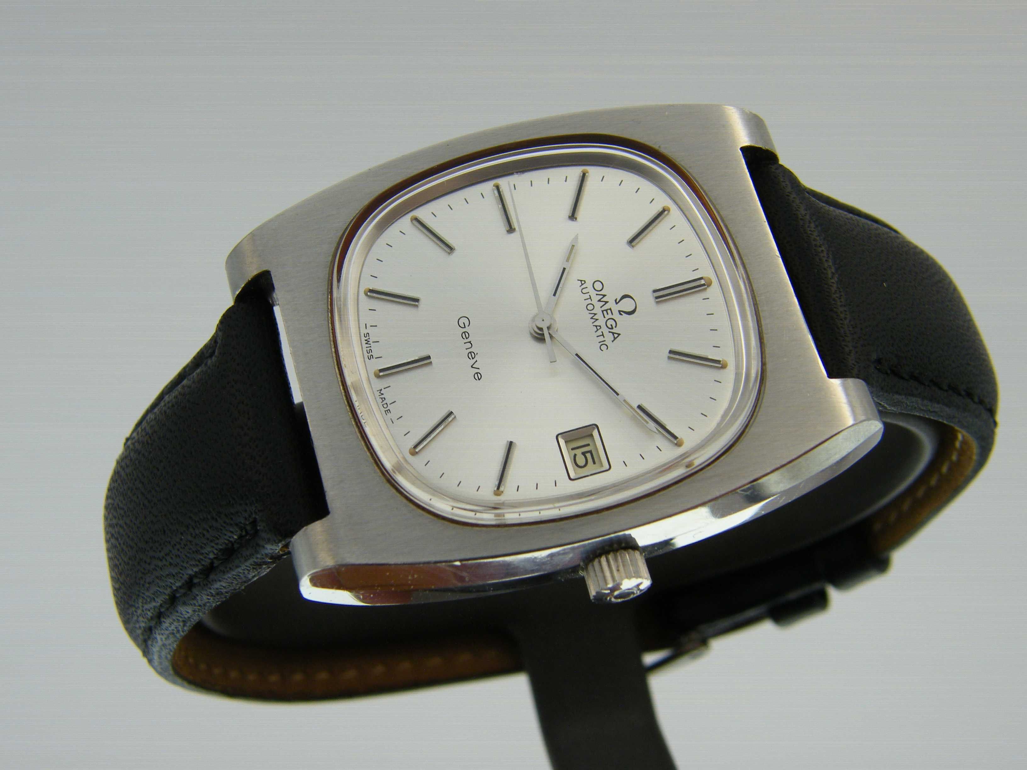 Omega Geneve Automatic Vintage w Stali Piękna
