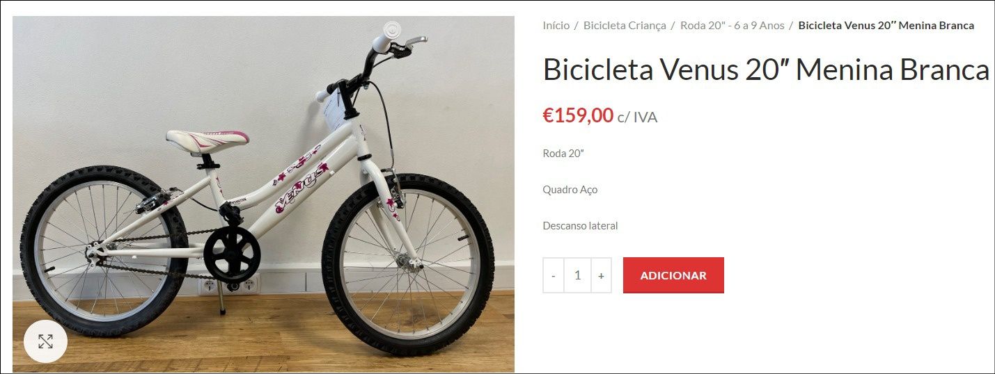 Bicicleta Venus 20"