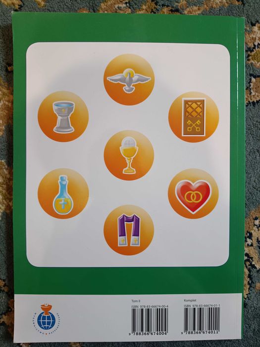 Podręcznik do religii dla klasy 2 część 1 i 2 + domownik