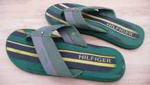 piękne zielone klapki TOMMY HILFIGER rozm 40