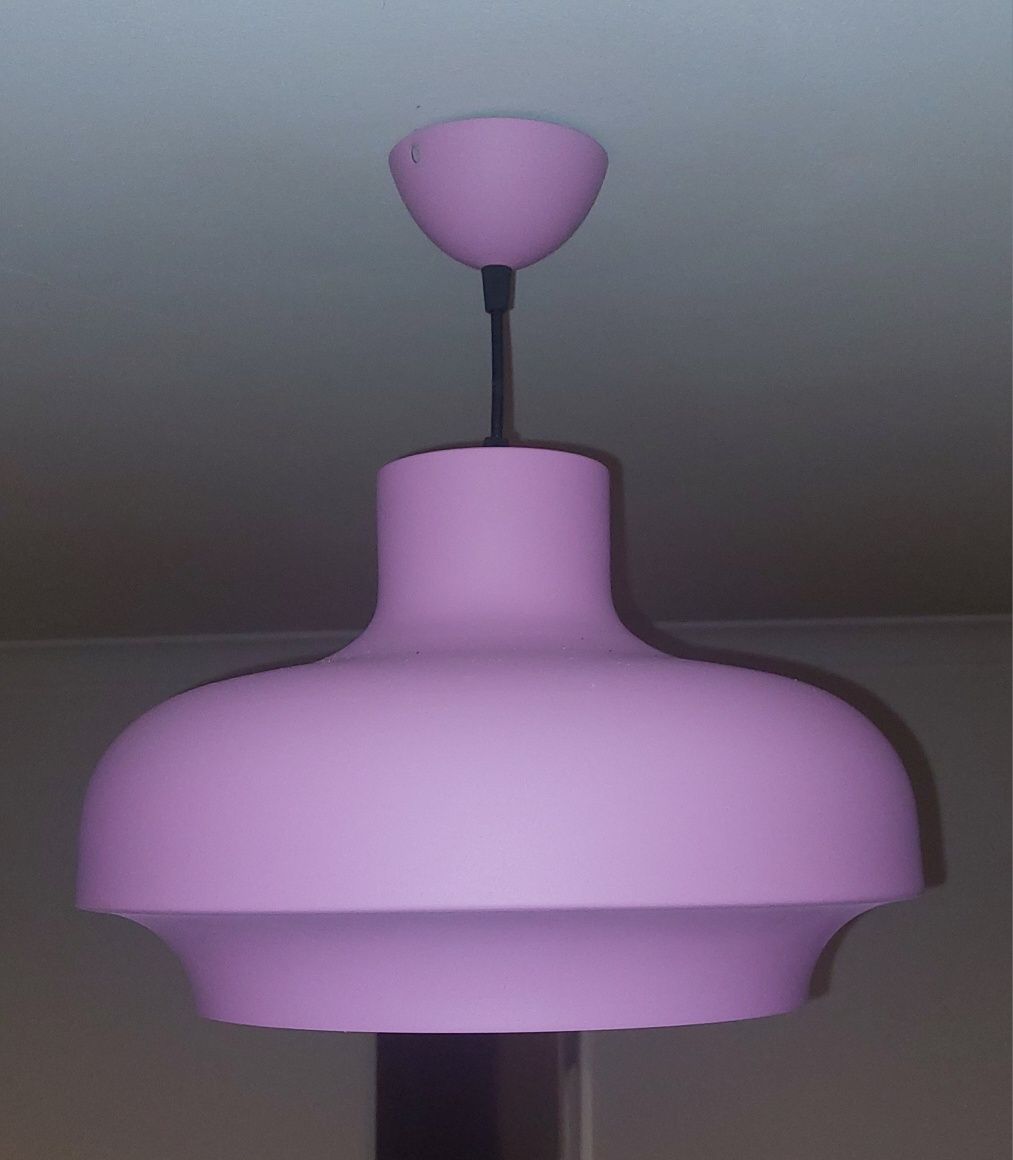 Lampa różowa 35cm