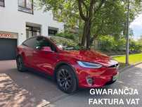 Tesla Model X 75D 525KM, 2017 rok, skóra, alcantara, GWARANCJA, faktura VAT