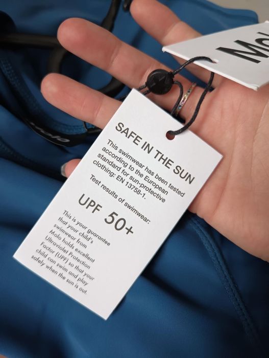 Bluzka do wody z uv upf50 molo 122 128 NOWA