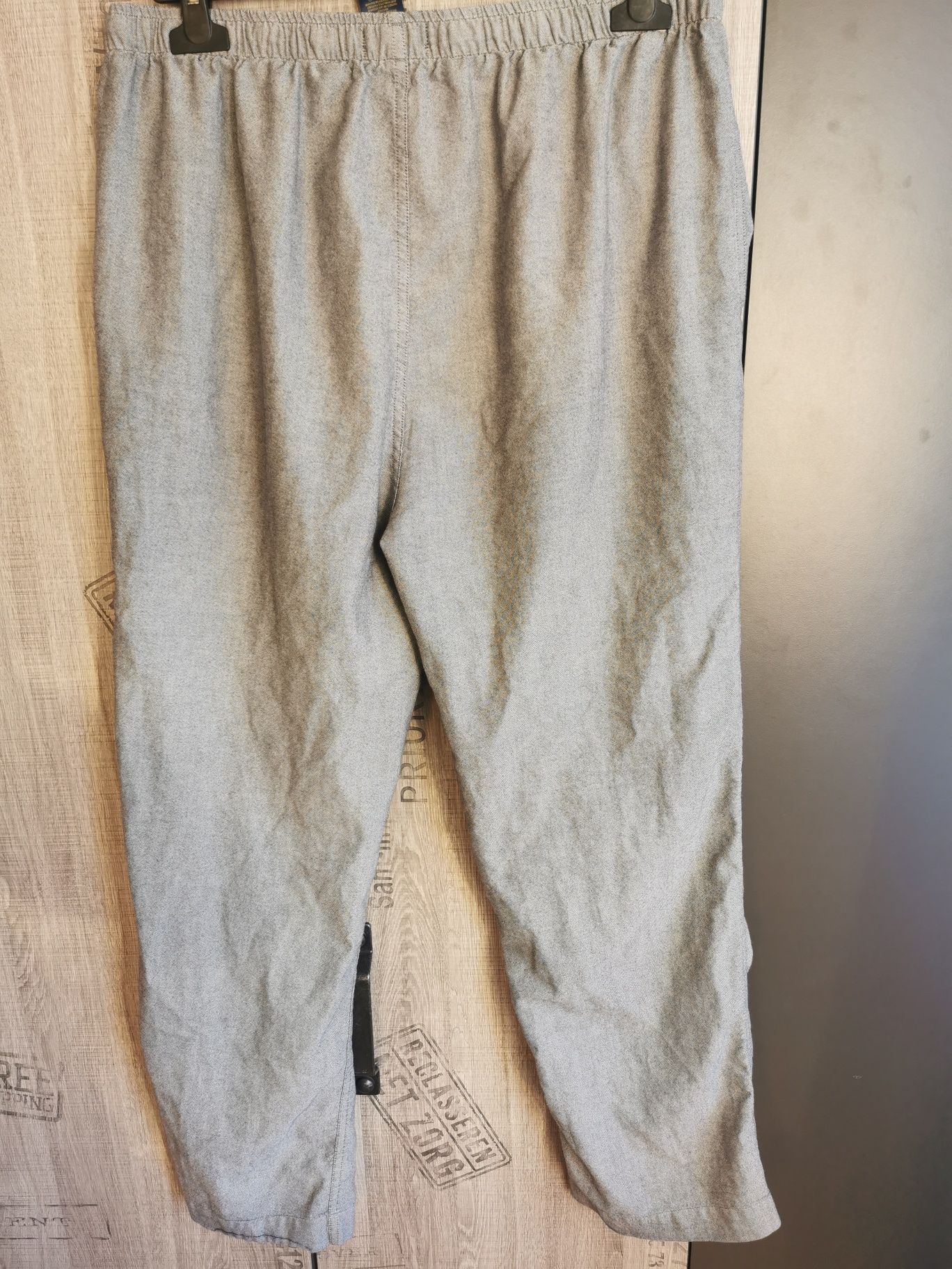Szare męskie spodnie piżamowe Polo Ralph Lauren L
