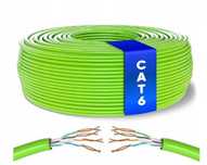 Mr. Tronic Kabel LAN do Sieci Ethernet 100m 1Gbps, 250MHz Zielony