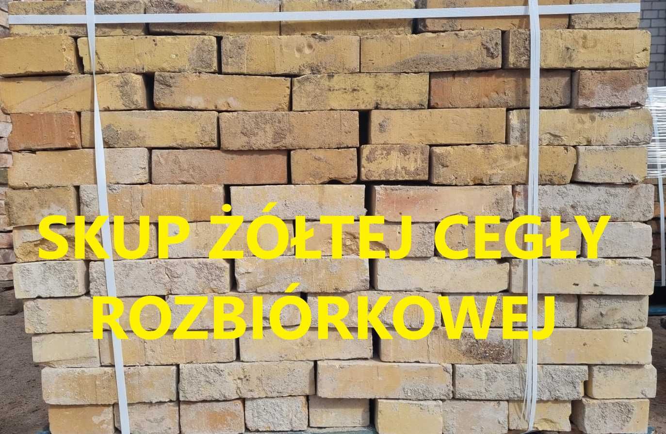 cegła *** skup żółtej cegły rozbiórkowej *** oraz w innych odcieniach