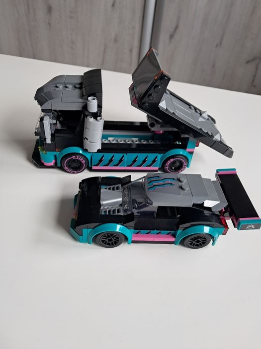 Lego city 60406 samochód wyścigowy z lawetą