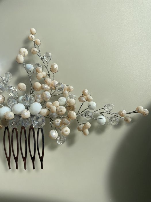 Свадебное украшение для прически, заколка, гребешок для волос! Handmad