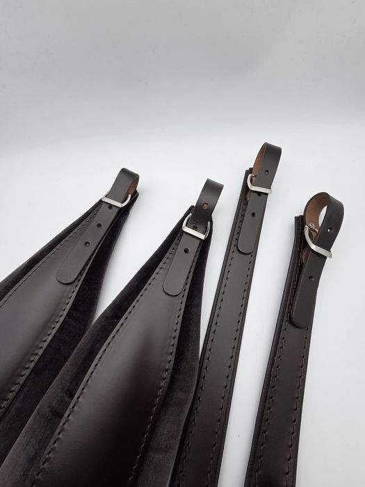 Włoskie pasy nośne do akordeonu brown/welur 120b L10