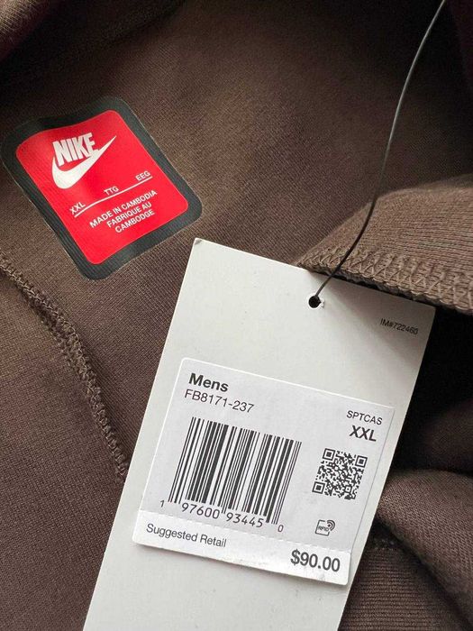 ОРИГІНАЛ! Шорти Nike NSW Tech Fleece Short Brown XXL | FB8171-237