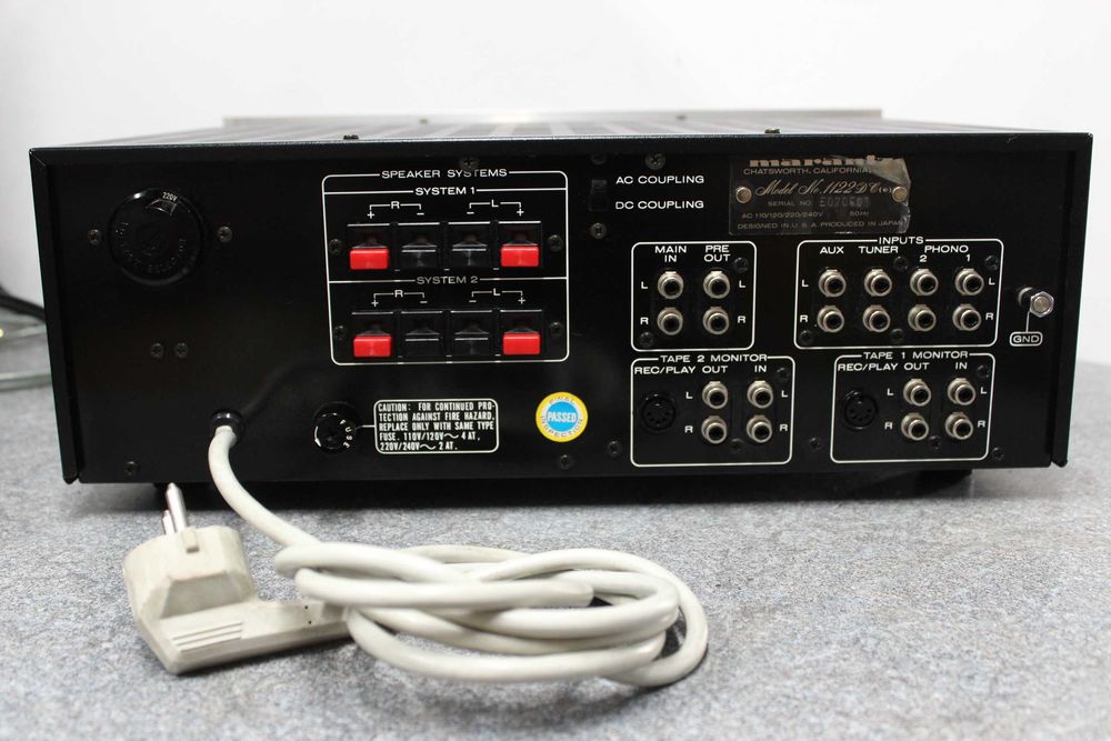 Wzmacniacz Marantz 1122 DC Piękny Klasyk Stereo