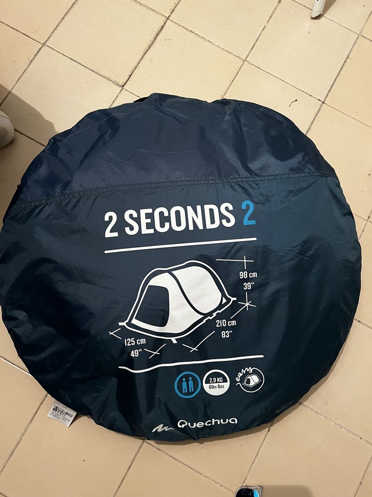 Tenda Quechua para duas pessoas de abertura rápida, novo, com ofertas