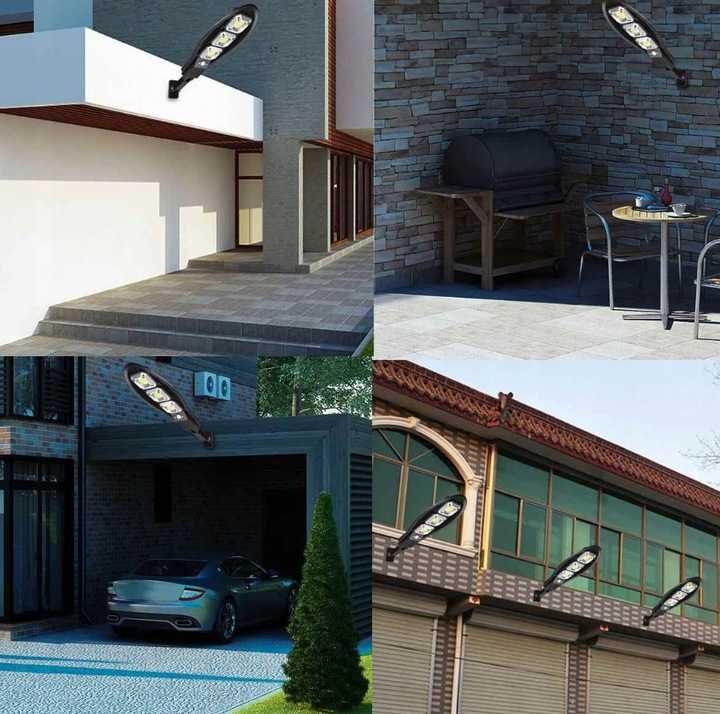 Latarnia lampa uliczna solarna 3 soczewki 400W + PILOT