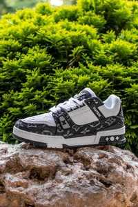 Унисекс кожаные кроссовки Louis Vuitton Trainer Sneaker луи виттон LV