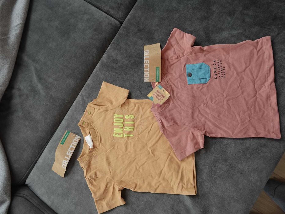 Ubranka dziecięce coccodrillo rozmiar 74, nowe z metkami, 10szt.