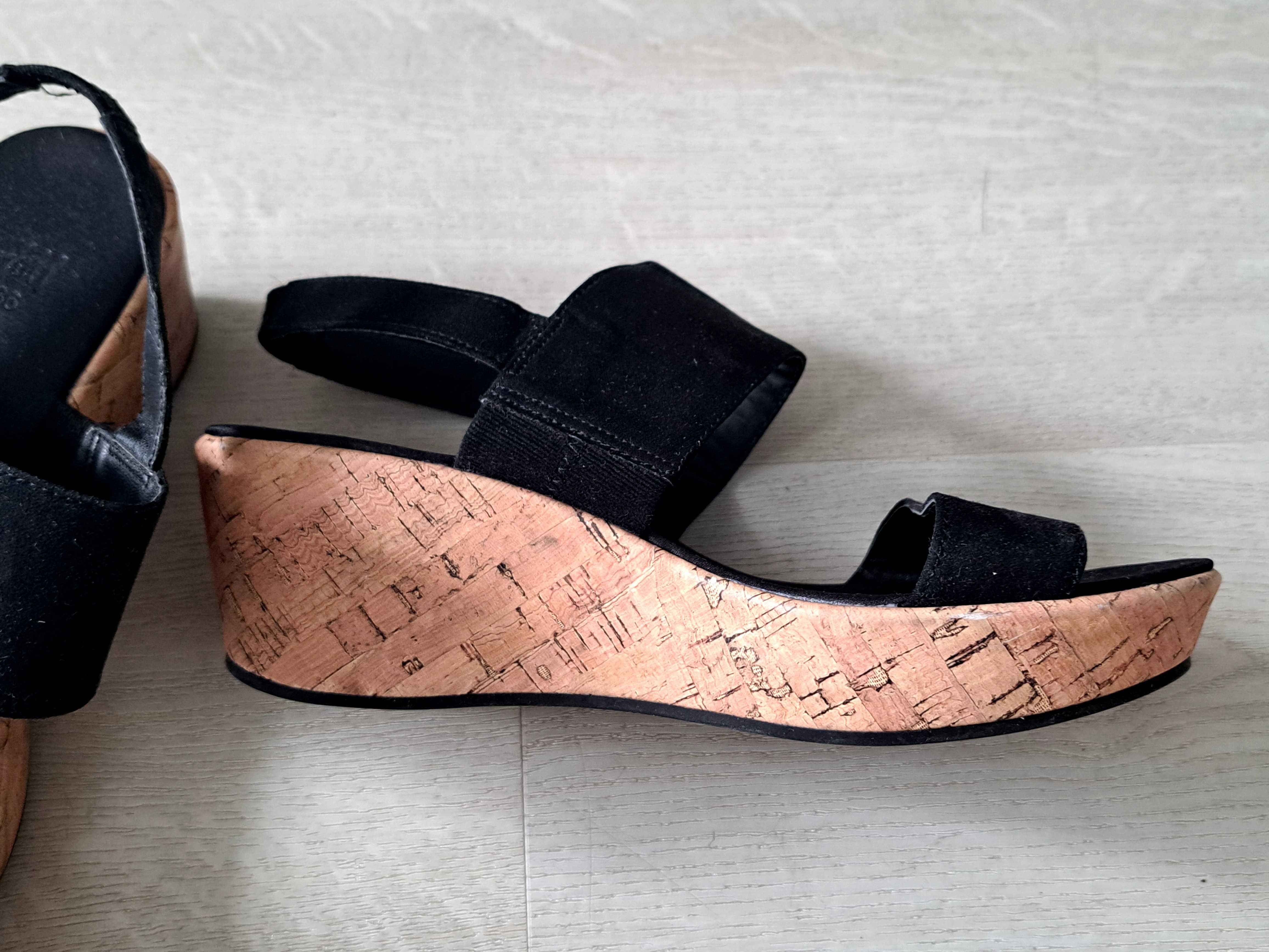 Buty na koturnie  letnie nowe H&M 36