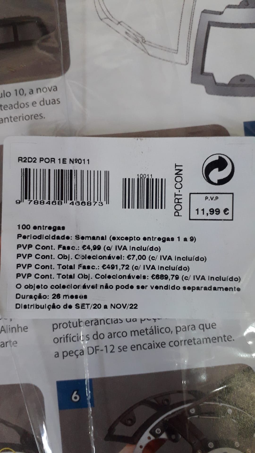 Fascículo 11 star wars r2d2