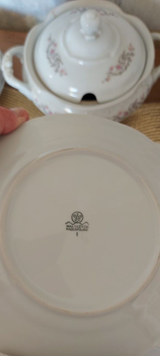 Zastawa obiadowa Wałbrzych porcelana