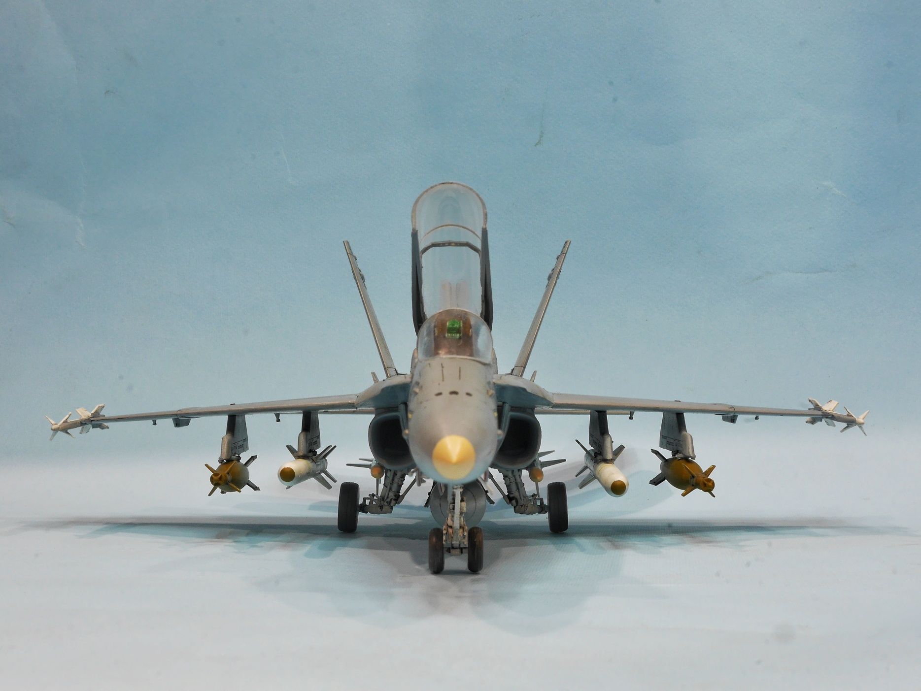 Сборная модель самолёта F/A 18D Hornet масштаб 1/48