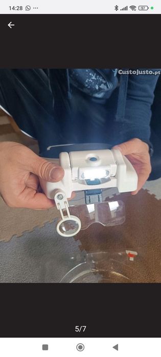 Lupa com Retroiluminação LED para Cabeça – Ajustável e Confortável

Es