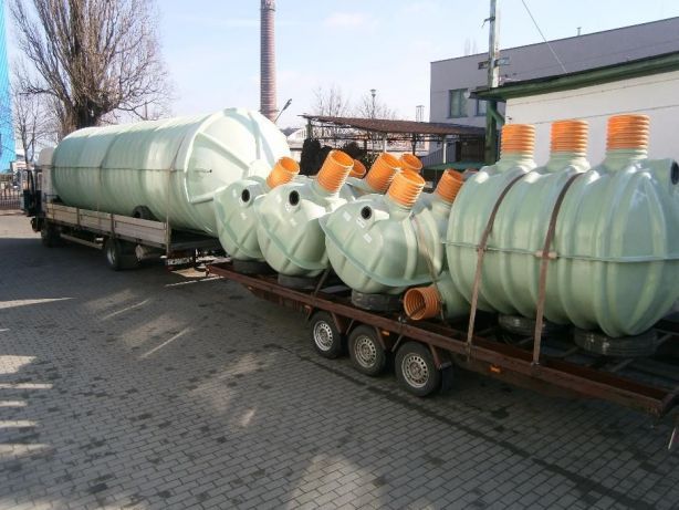 przydomowa oczyszczalnia trzy komorowa do 7 osób 3000 l mocna BRUTTO