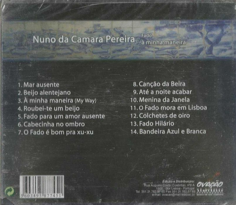 Nuno da Camara Pereira - Fado à Minha Maneira (novo)
