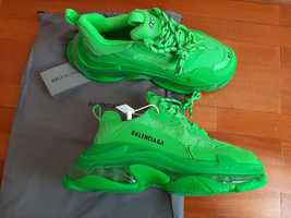 Balenciaga Triple S verdes,  tam. 36