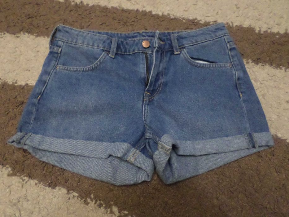 Шорты Светлые Джинсы Джинсовые regular waist shorts