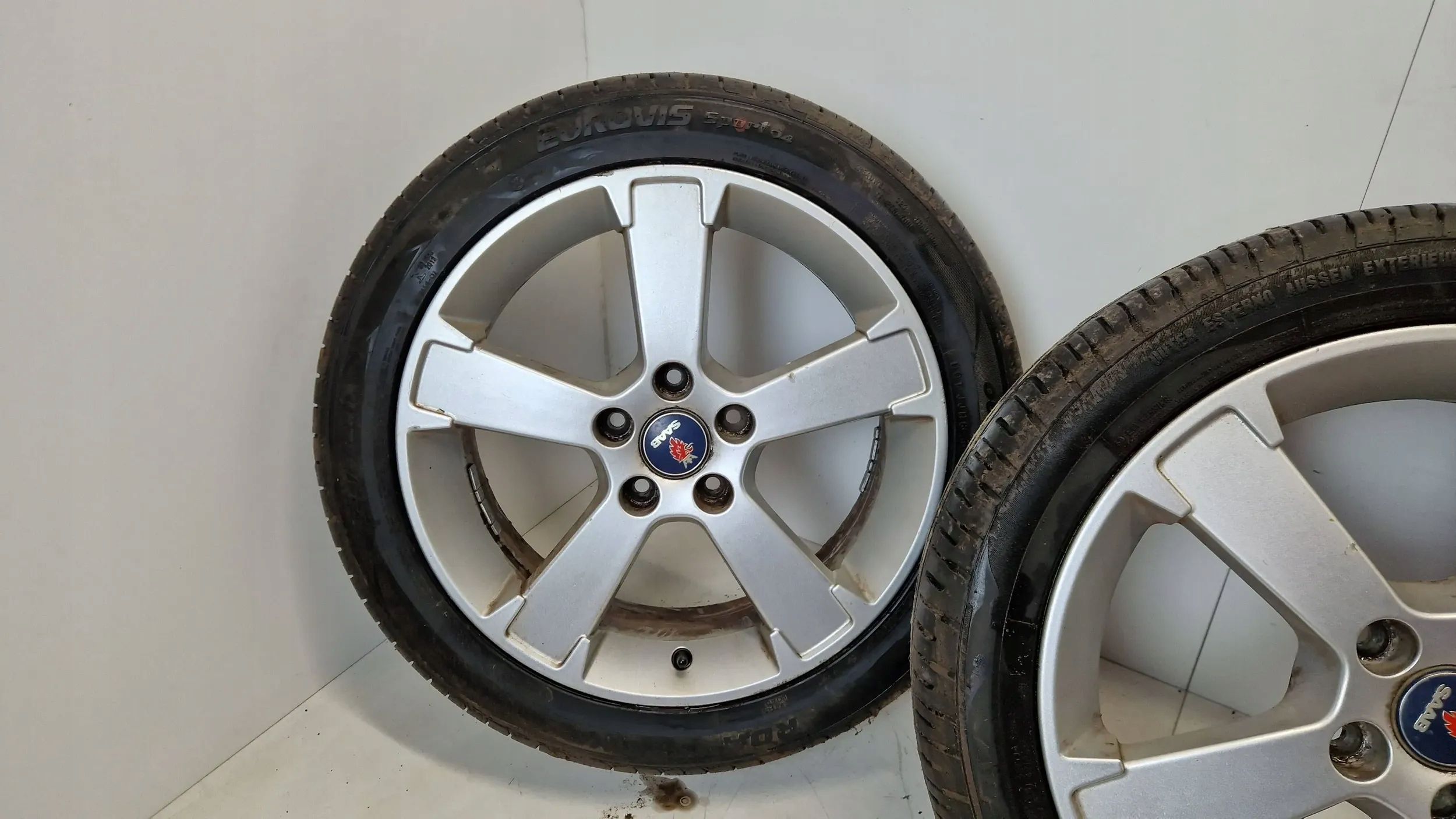 Felgi Koła Aluminiowe 17' 5x110 Opony Saab 9-3/93 Opel Alfa