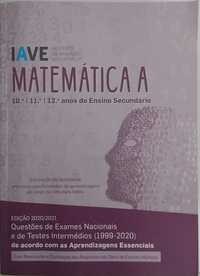 Matemática A - livro preparação para exames 10 11 e 12 anos. Novo