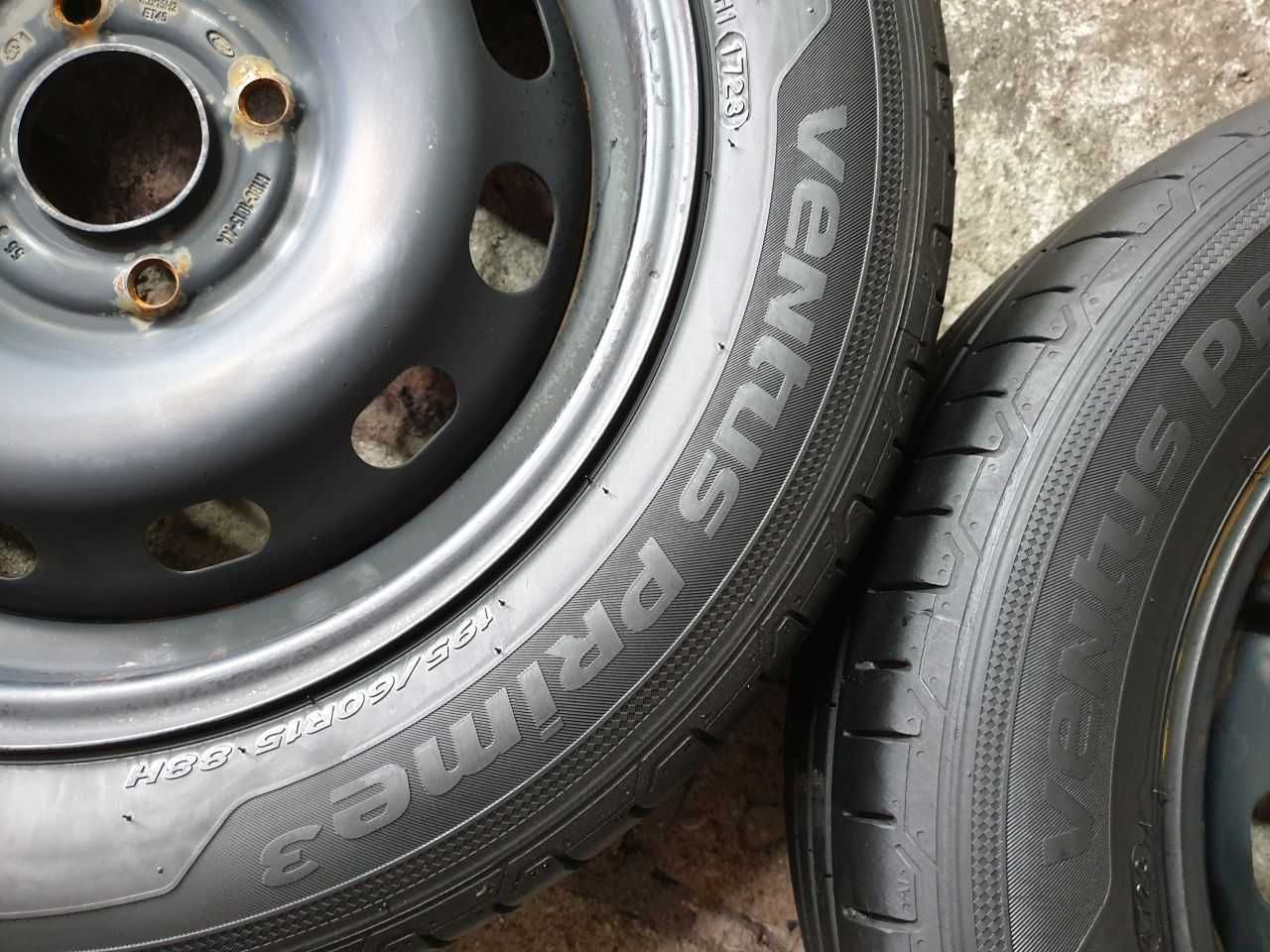 Felgi Stalowe Koła Ford R15 4x108 opony letnie 195/60R15 5,5mm 2023r