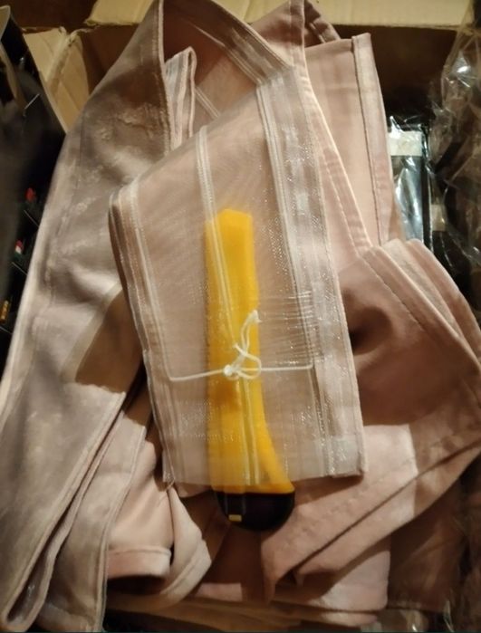 Zasłona Zasłony Róż Mat Velvet Tunel Taśma