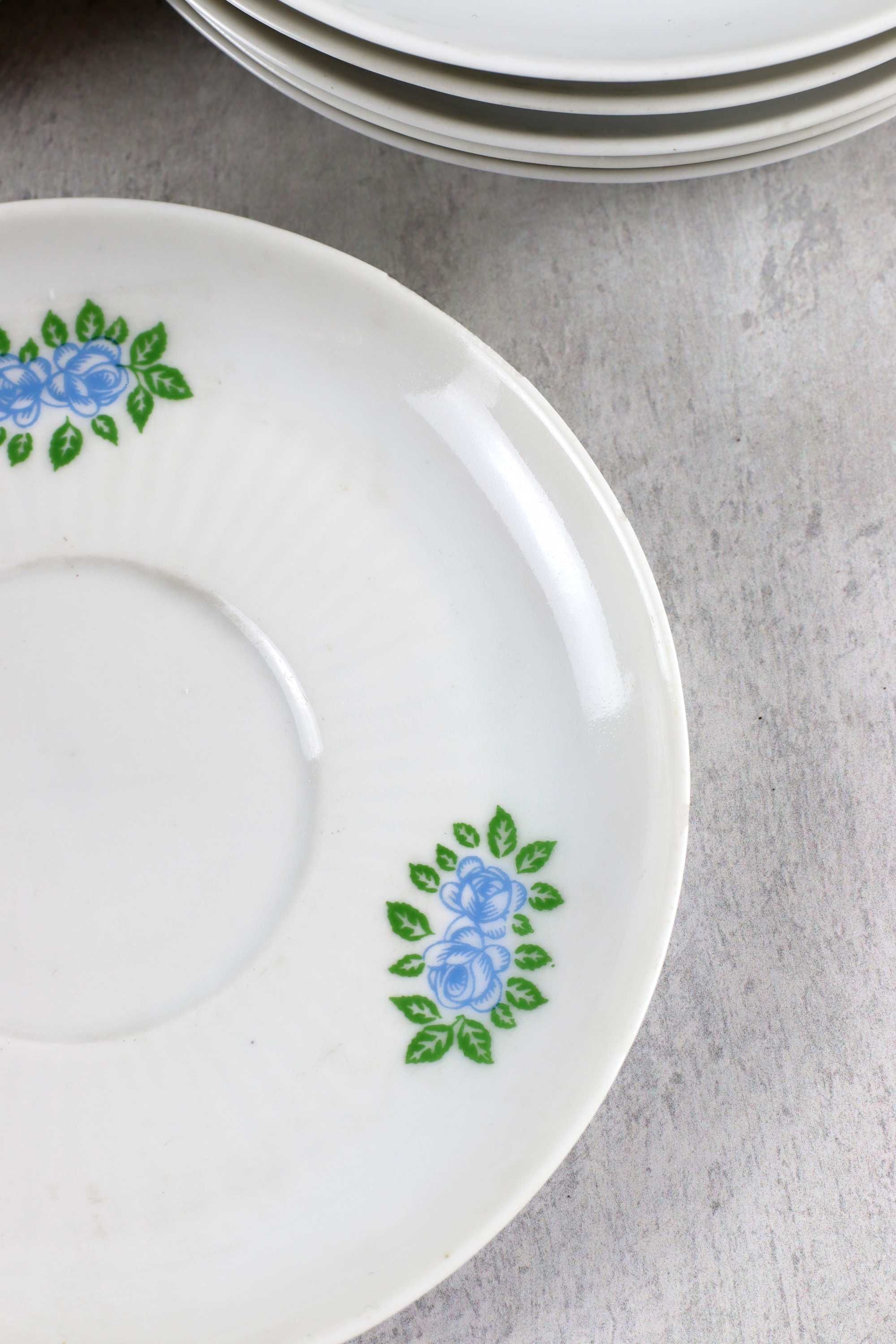 Serwis kawowy Roman Chodzież porcelana prl retro vintage