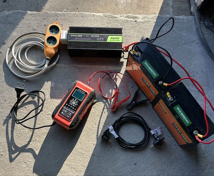 Зарядна станція, Акумулятори / резервне живлення для квартири 1000w