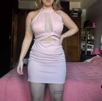 Vestido rosa novo