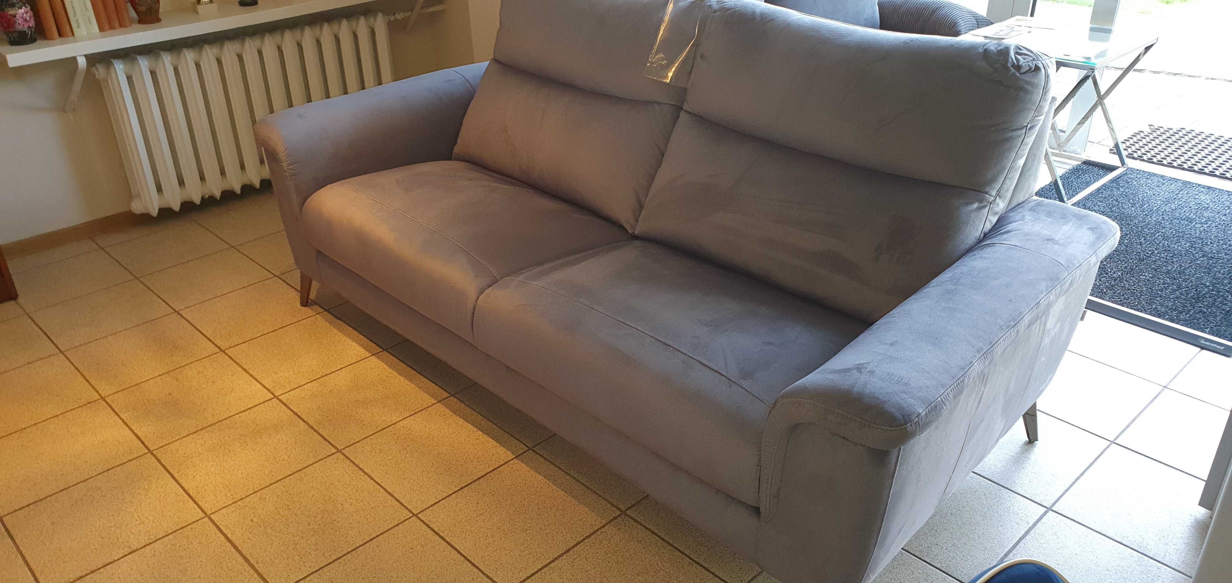 Komfortowa sofa VERBENA -30%  Vero spanie na materacu bordowa