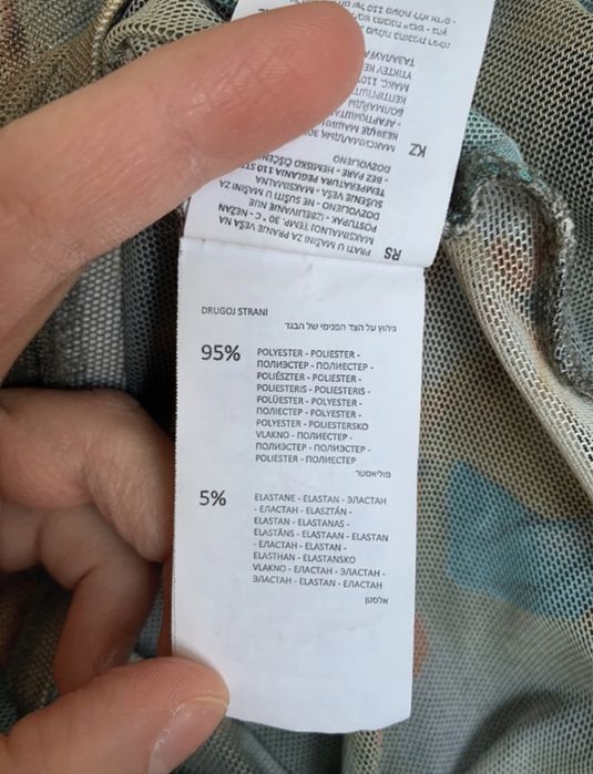 Kombinezon body prześwitujące w aniołki renesansowe Reserved
