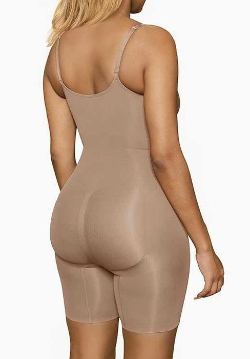Odchudzające body szorty Ściągające brzuch bielizna modelująca XS