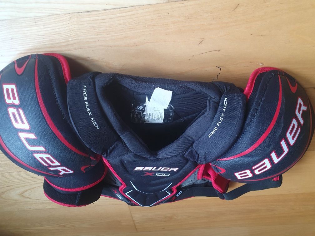 Bauer Vapor x100 Senior S do 175cm i klatka 102cm bodik naramiennik