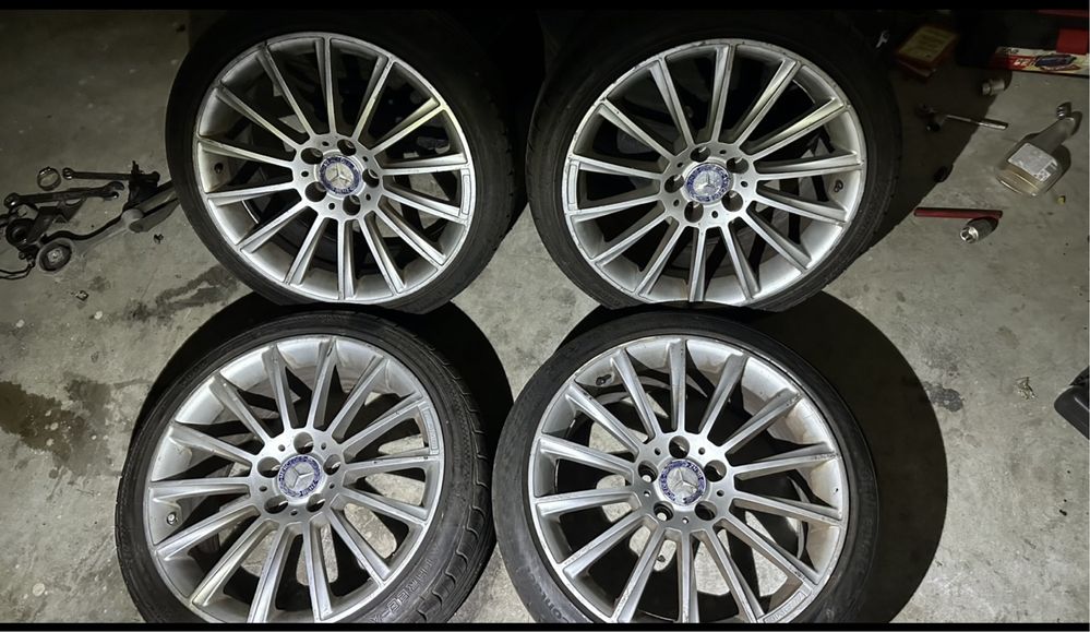 Vendo Jantes Mercedes R18 AMG Pneus como novos