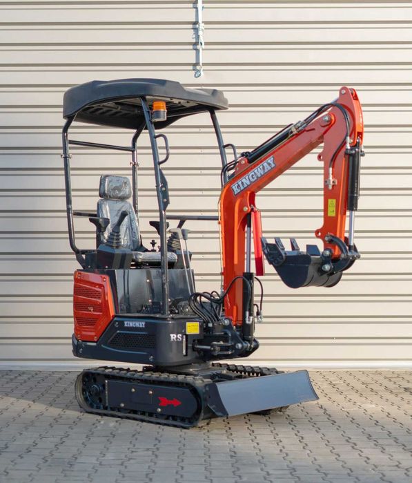 NOWA Minikoparka KINGWAY YAMA H10 - Joystick Skrętne Ramie, Model 2025